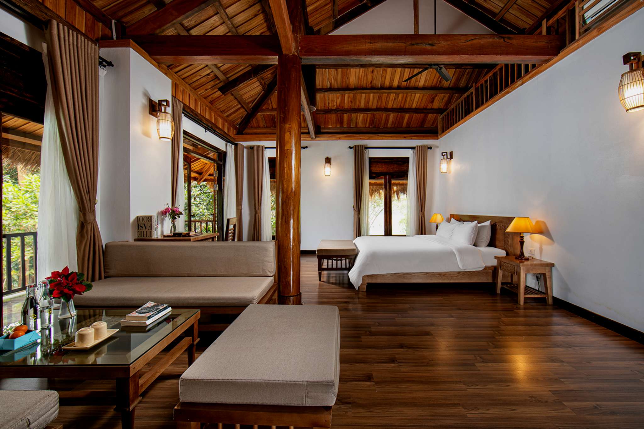 Thiết kế phòng tại Mai Châu Hideaway